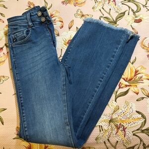 KanCan Frayed Hem Blue Jeans